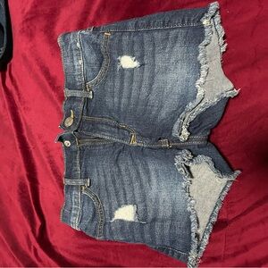 Denim Distressed Girl’s Shorts